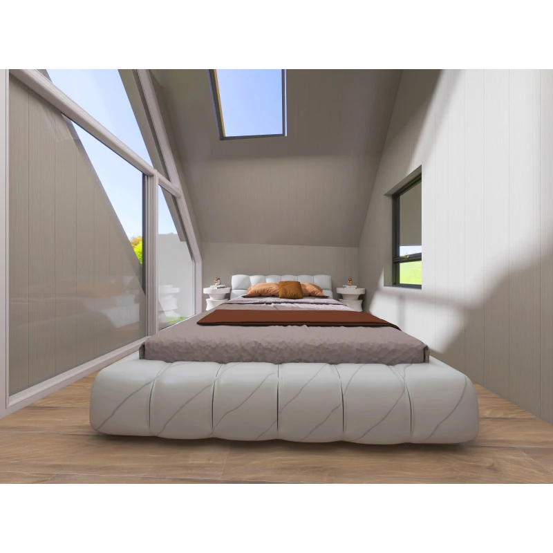 Prefabricated House Low Cost Modern Wind and Earthquake Resistance Prefab Homes Wood Cabin House for Hotel