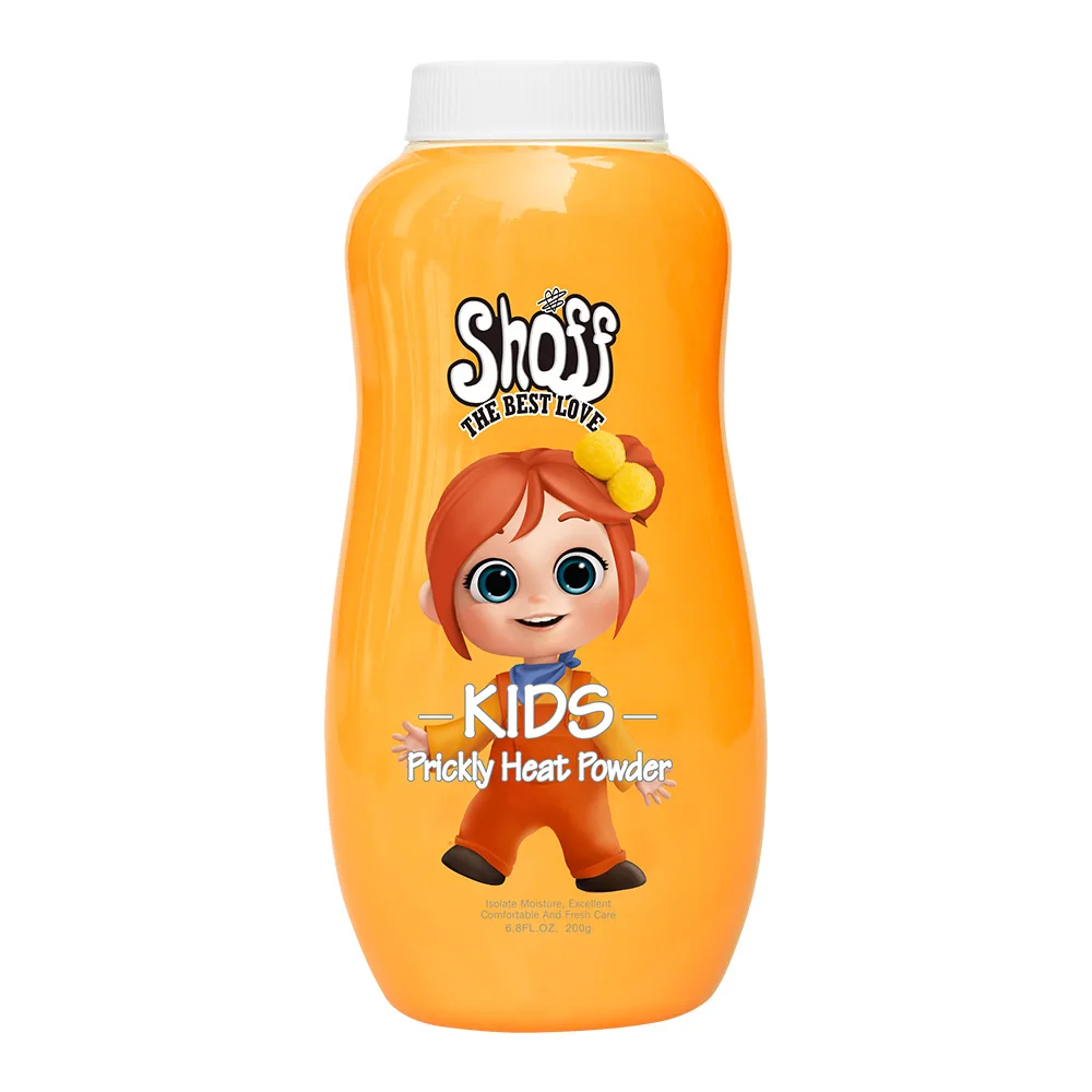 SHOFF body powder shrink film free design skin smooth soothing prickly heat powder for kids