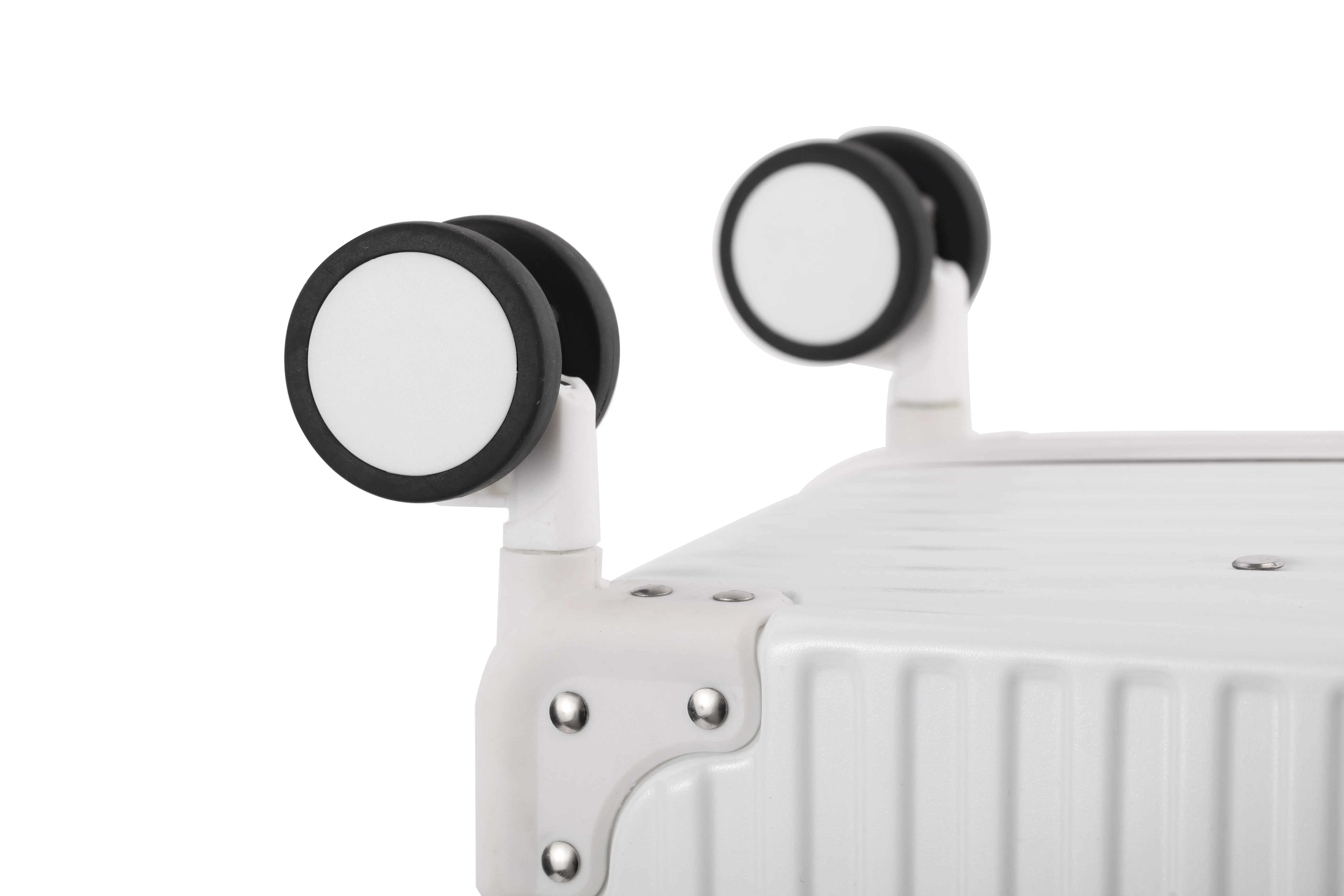 PC luggage with aluminum frame trolley suitcase OEM ODM acceptable 20/24/28 inch durable with Spinner wheel anti-theft lock