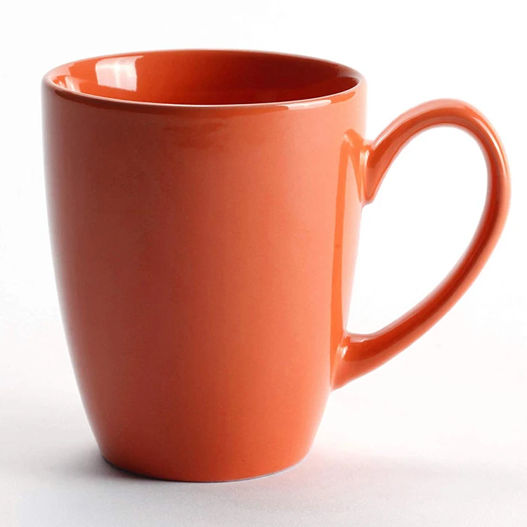  Лидер продаж оптовая продажа Высококачественная цветная керамическая чашка для кофе чая молока 12 унций