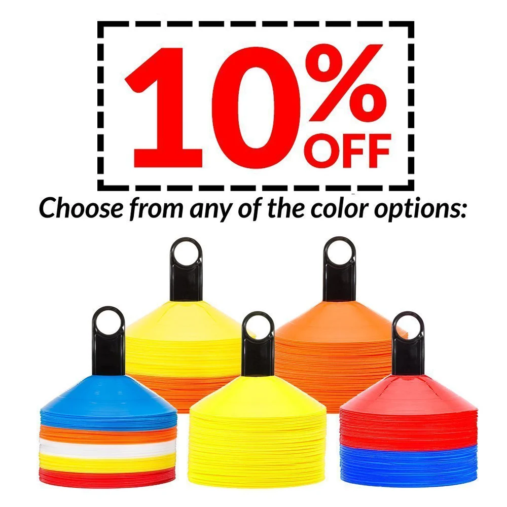 Gym Equipment Sports Disc Cones Set Speed Training Agility Cone