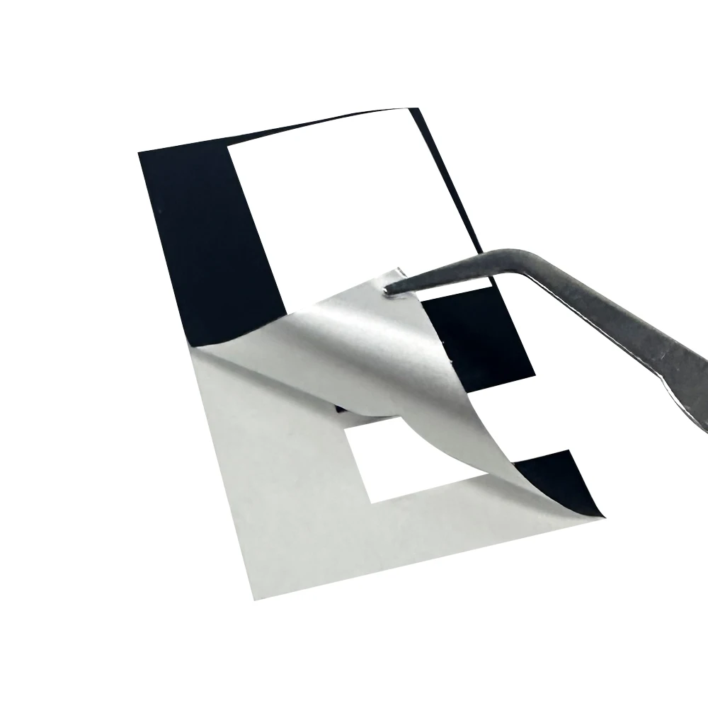 Индивидуальная резка EMI ESD экранирующая черная нанооксидная изолированная медная фольга клейкая лента лист