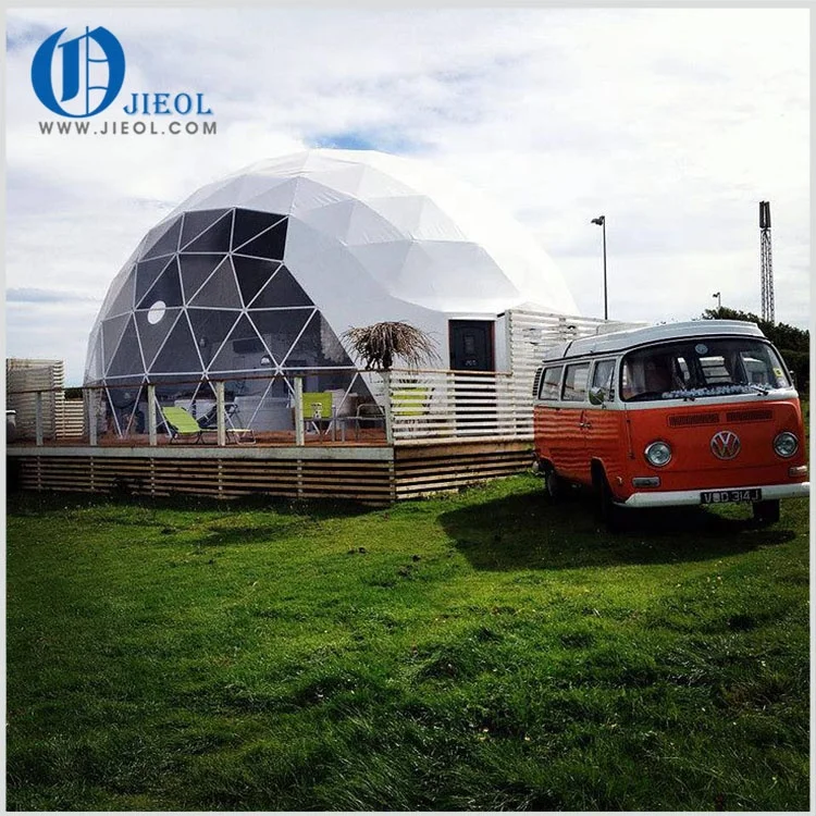 Outdoor Camping Waterproof Glamping Geodesic Dome House Luxury Tent