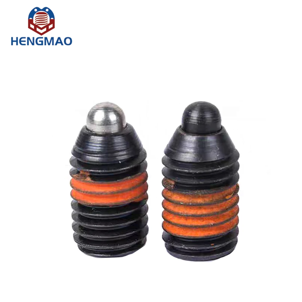 HM633 High Quality Carbon Steel Black Oxide Hex Socket Spring Ball Plunger