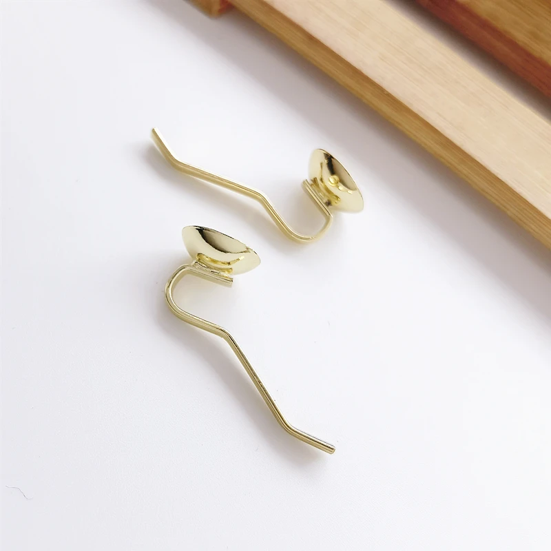 Manufacturer Wholesale Customized High Quality 7.2CM Korean Hair Clip DIY Hair Clip Accessories Metal Horsetail Clip