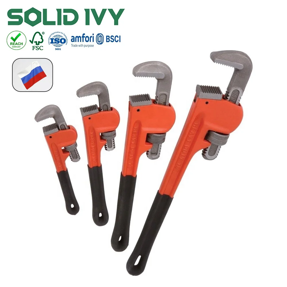 Wholesale Price Light Weight Plumbers Tool 14 24 36 Inch Stainless Steel Aluminium Pipe Wrench