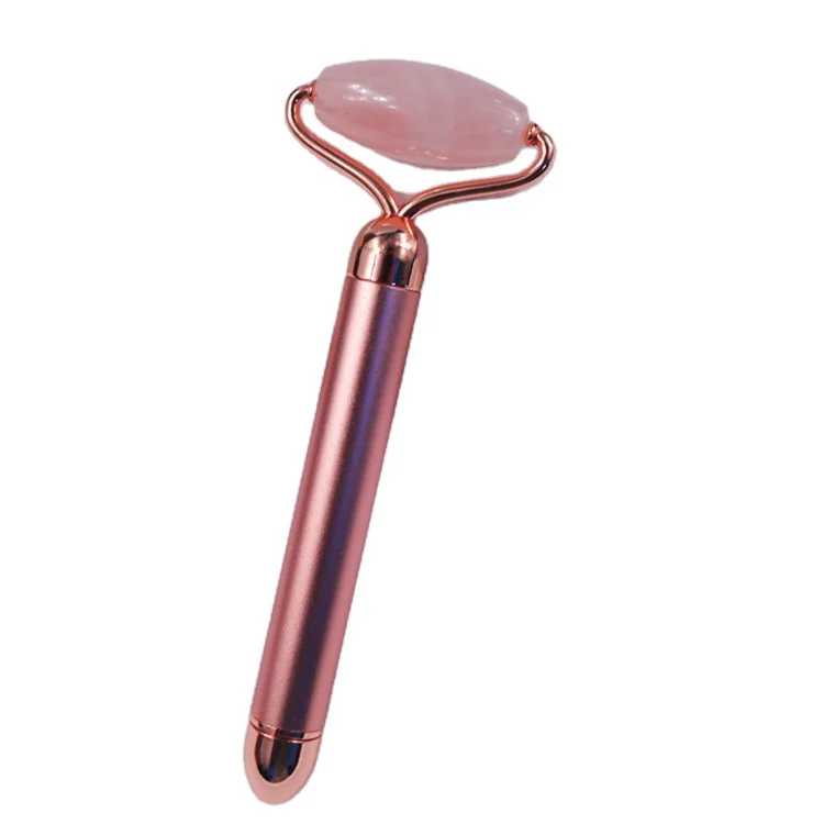 High Value Sassy and Chic Jade Skin Rejuvenation 2 in 1 Best Face Massage Jade Roller Lymphatic Drainage