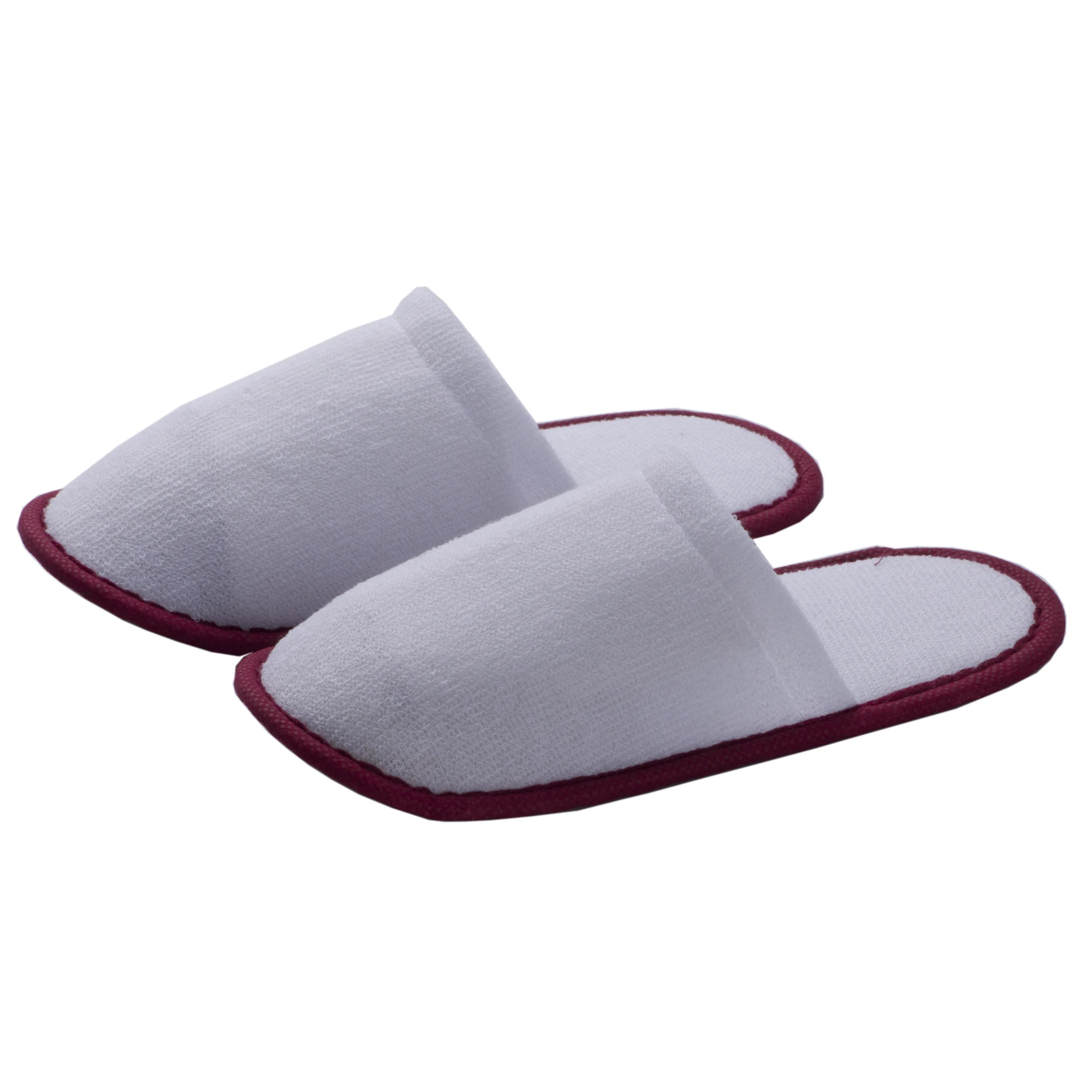 Hotel slippers Wholesale Customized Economic Commercial Hotel Disposable Slippers Pile Fabric Spa Slippers