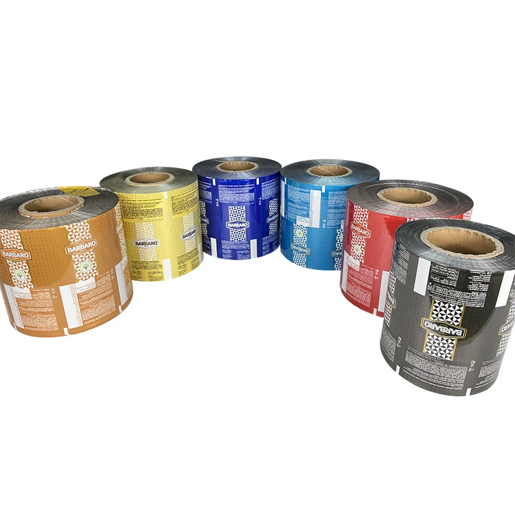 Food Packaging Film Plastic Printed PET CPP Plastic Packaging Thermal Lamination Bopp Film For Gummy Candy Sweet Lollipop Chips