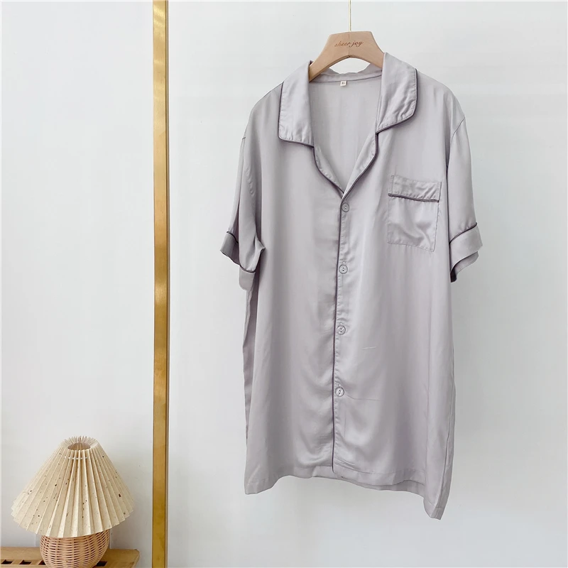 Ночная сорочка в японском стиле Tencel пижамный