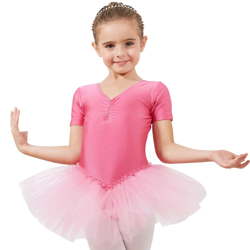 Factory direct sale kids ballet tutu dance performance dress professional girls ballet dancewear costume