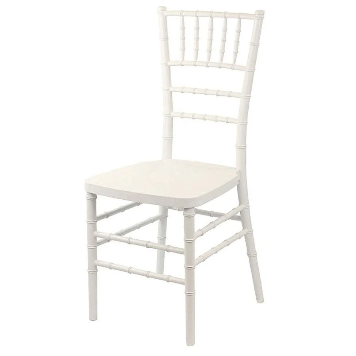 Стулья Chiavari из смолы белого цвета