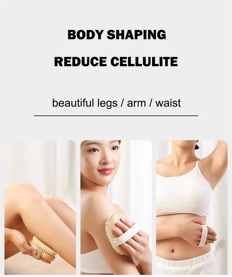 wholesale OEM Logo 100% natural vegan sisal bristle exfoliating brush bamboo wooden handle shower dry body skin bath brush