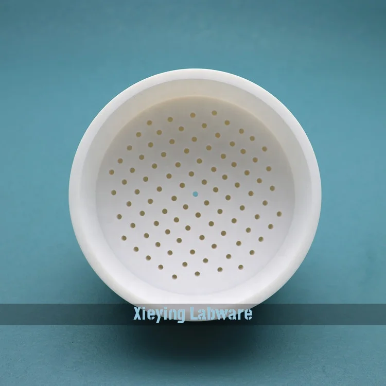 60mm 90mm 110mm Customized PTFE Anti-Corrosion Chemical Lab Buchner Funnel Busher Funnel Brinell Funnel