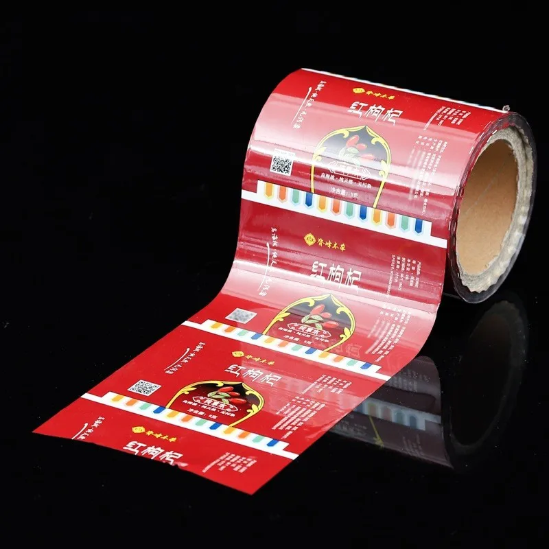 Heat Plastic Shrink Film Wrap Roll Plastic Film Roll For Ice Pop