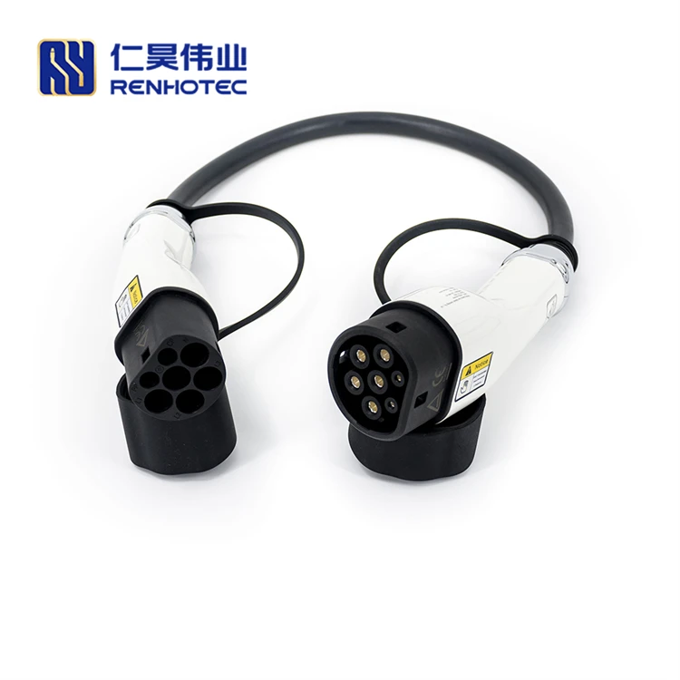 GBT адаптер мужской женский автомобиль с J1772 Iec разъем питания батарея разъемы к DC кабель 1 для зарядного устройства 2 типа зарядки разъем EV