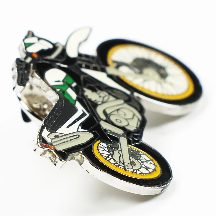 Premium Motorcycle Badge Metal Badge Promotion Souvenir Pins Custom High Quality Soft Enamel Hat Pins Custom Logo Zinc Alloy