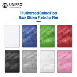 TPU Hydrogel Carbon Fiber Back Sticker Protector Film Raw Material For Cutting Machine