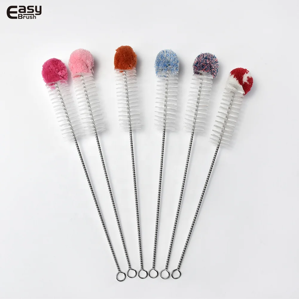 Long Glass Cleaner Hand Cleaning Scrub House Washing Household Kitchen Instrument Keyboard Brushes Tank Lab Handle Brush