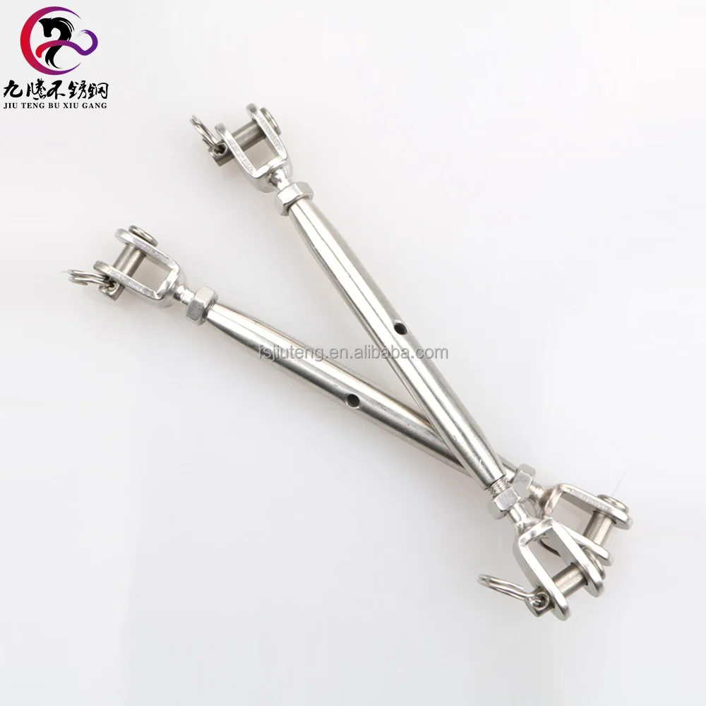 steel wire rope connector tightener 304 316 stainless closed body Jaw-Jaw
