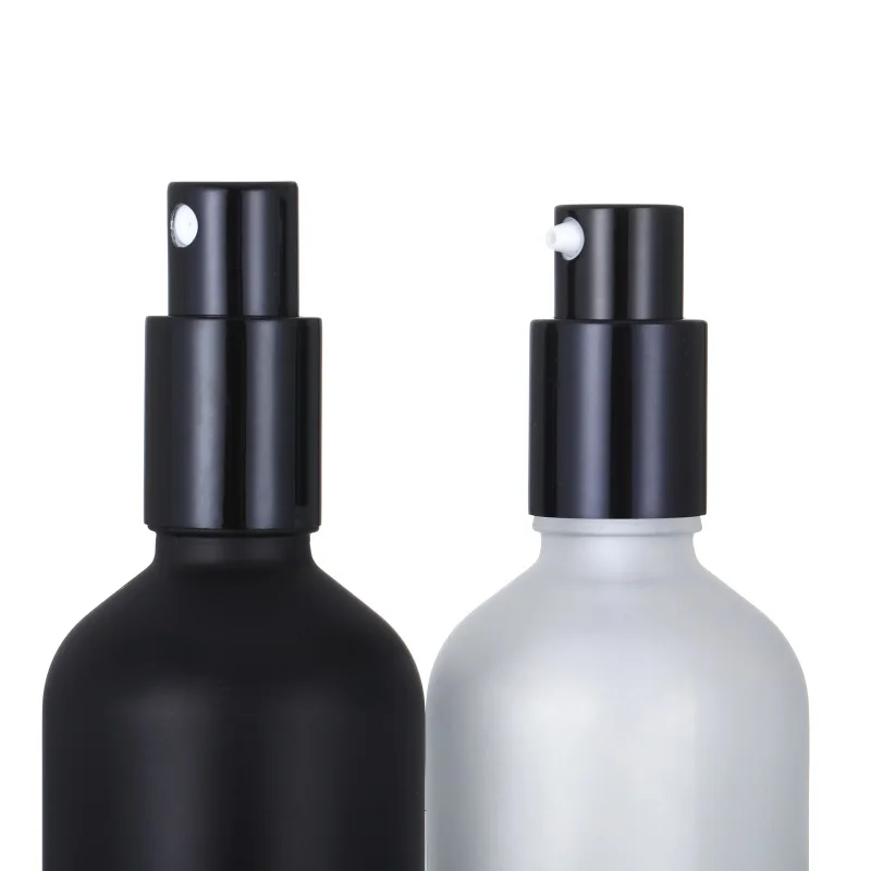 Cosmetic Packaging 5ml 10ml 20ml 30ml 50ml 100ml Perfume Sprayer Fine Mist Frosted Matte Black Glass Spray Bottles