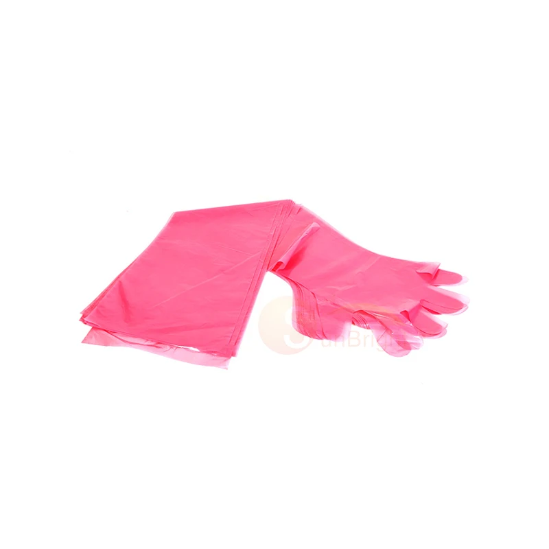 CE Disposable plastic examination gloves Vet Disposable for cattle artificial insemination equipment