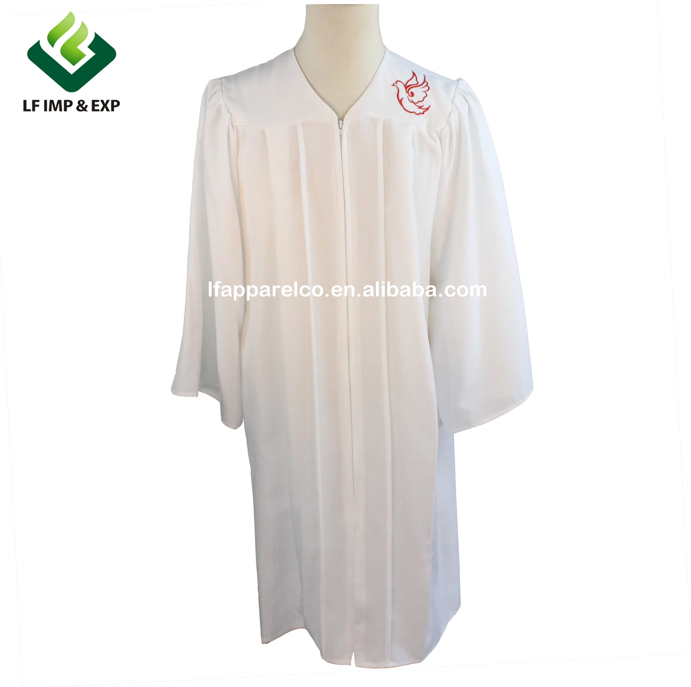 Высококачественный красный халат для хора с вышивкой современная одежда церковная униформа