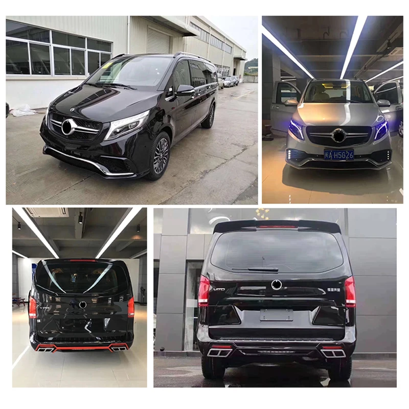 Upgraded body kit New design car bumper auto bumper front bumper for mercedes benz w447 vito v class v250 vclass v klass