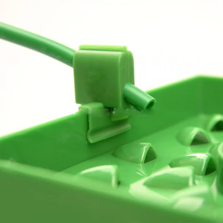 hydroponics drip 8 inch grow caps and clips for 8inch rock-wool cubes