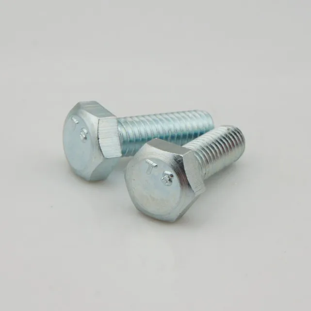 DIN933 high strength class 8.8 Steel Galvanized Hexagon bolt
