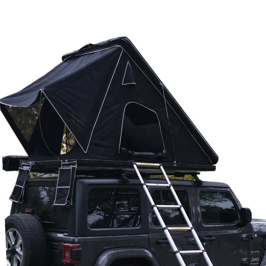 Triangle Super Lightweight Car Roof Top Tent 4x4 Offroad Waterproof Camp Accept Customized Hard Shell Rooftop Tents 4 Person
