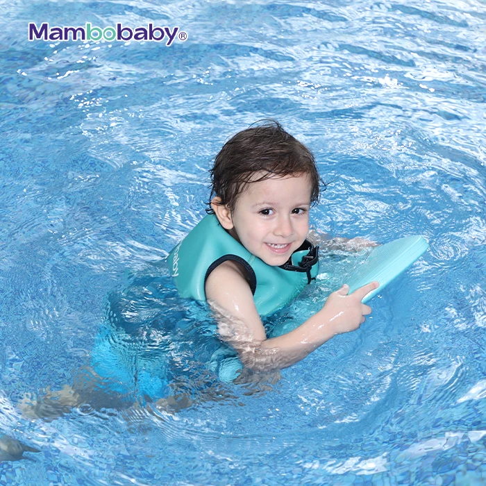 Mambobaby Wholesale Promotional New design custom Air Free Baby Swimming Ring Puddle Jumper Safety Kids Swimming Aid Vest