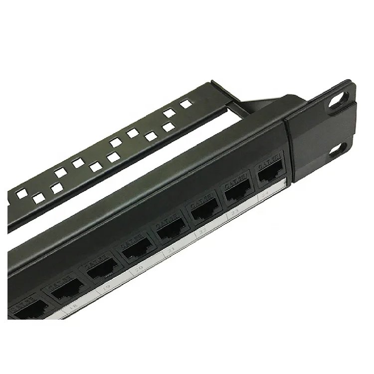 Cat5e Cat6 1U 24-портовый