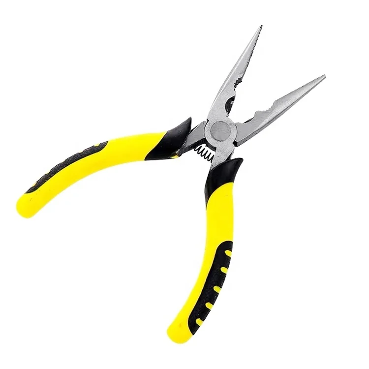 
 Профессиональный инструмент для ремонта, ручка из ПВХ, плоскогубцы для носа, плоскогубцы для резки длинного носа  