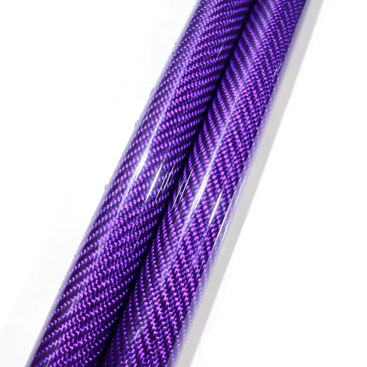 5mm 10mm 15mm 20mm 25mm Colored Customized Aramid Fiber Tube 3k 100% Carbon Fiber Tube 8mm