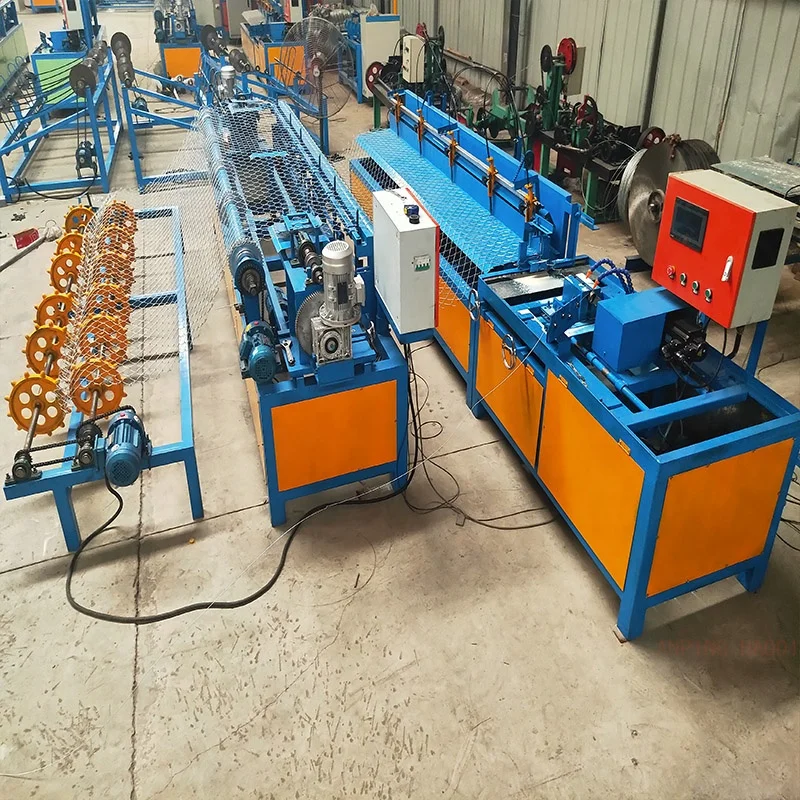 China Factory Fully Automatic And Semi Automatic Chain Link Fence Making Machine With Certificate