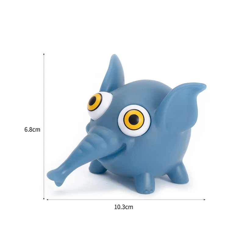 Cartoon Animal Squeeze Antistress Toy Boom Out Eyes Doll Stress Relief Panda Fidget Toys Figure Decompression Toys Silicone