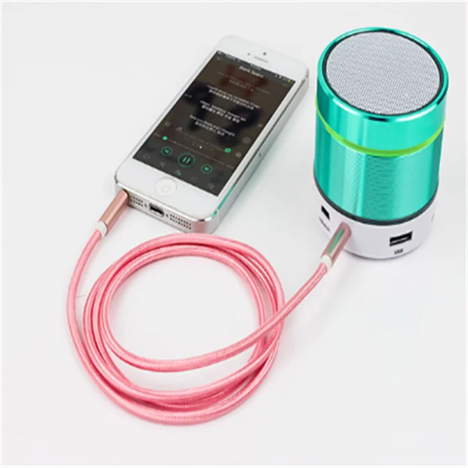 
3.5mm Jack AUX Audio Cable 3.5MM Male to Male Cable For Phone Car Speaker MP4 Headphone Jack 3.5 Spring Audio Cables 