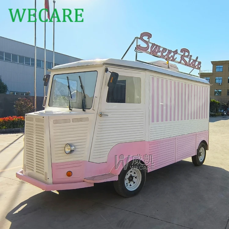 WECARE Electric Mobile Citroen Hy Van Trailer Food Truck Food Shop Remorque Imbisswagen Foodtruck Mobile Food Trailer for Sale