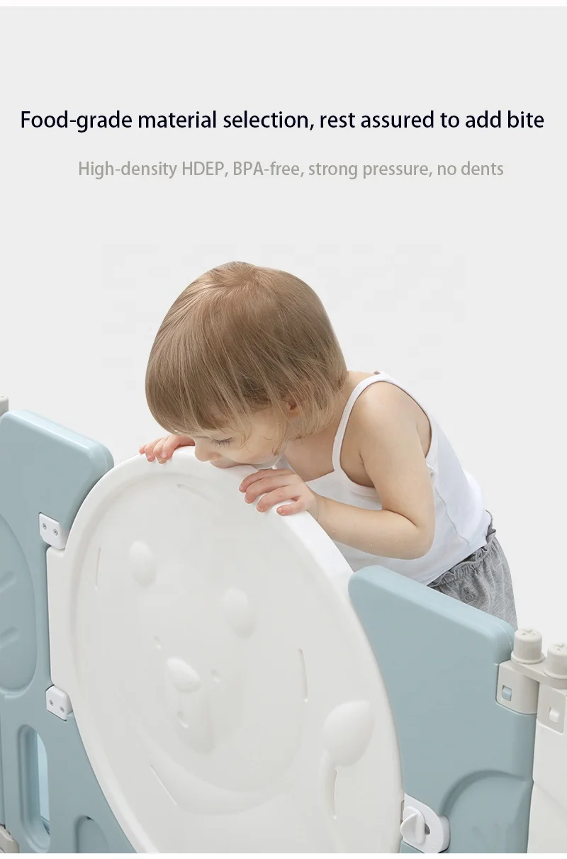 Children play yard indoor kids playpen for baby safety plastic foldable baby playpen for babies