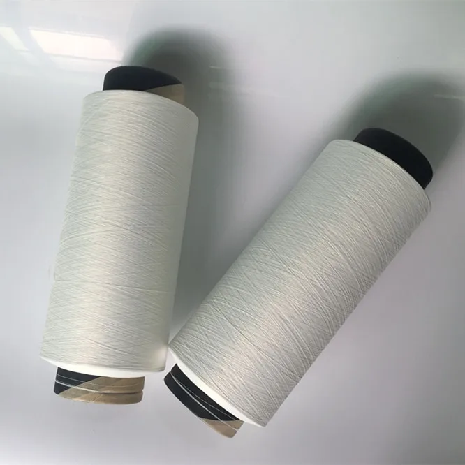 20/50 polyester covered yarn for knit socks spandex 20D covered by 50D polyester air cover yarn