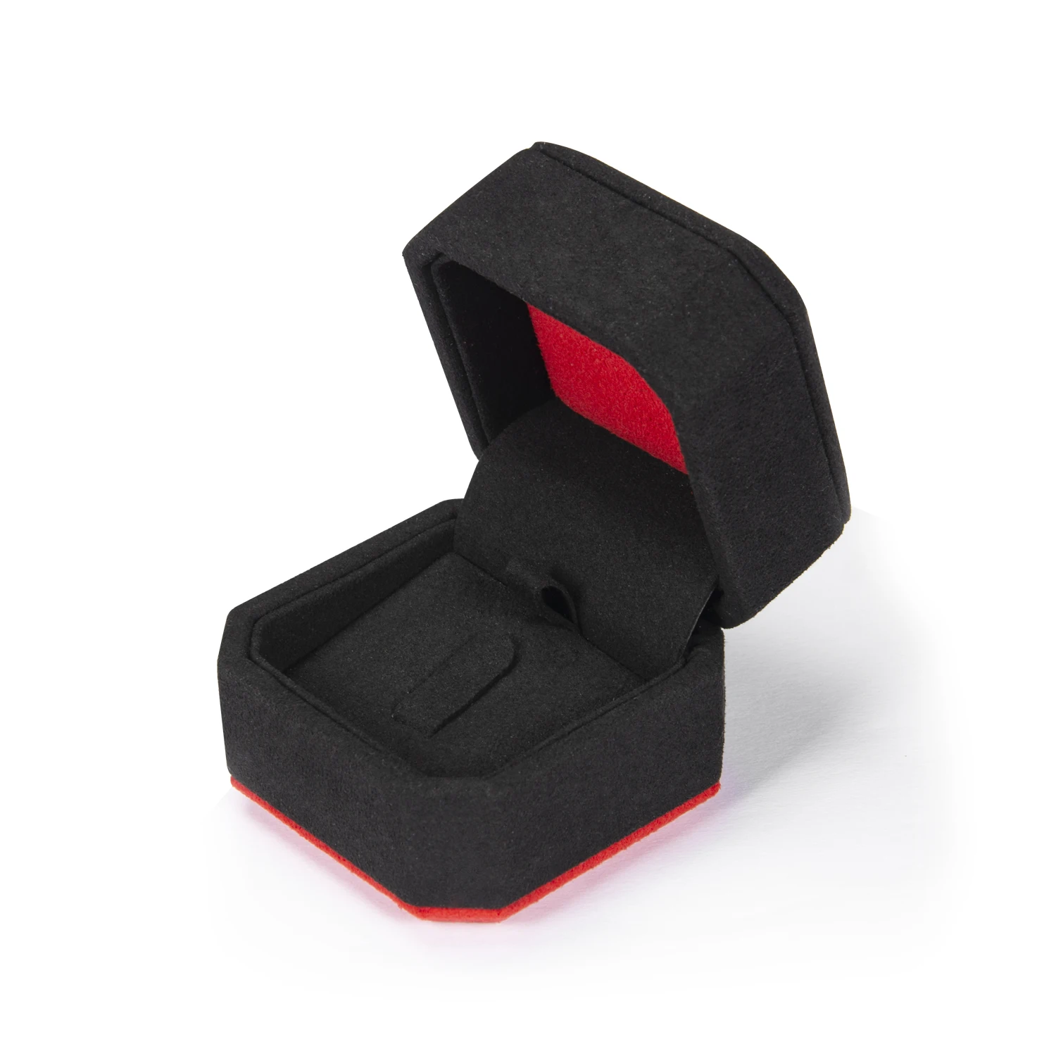 Wholesale Custom Luxury Large Necklace Ring Bracelet Earring Boxes Simple Square Pattern Plastic Fabric Jewelry Boxes Hot Sale