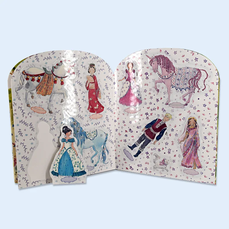 Customized arch edge story book for children bed time learning and school library printing service