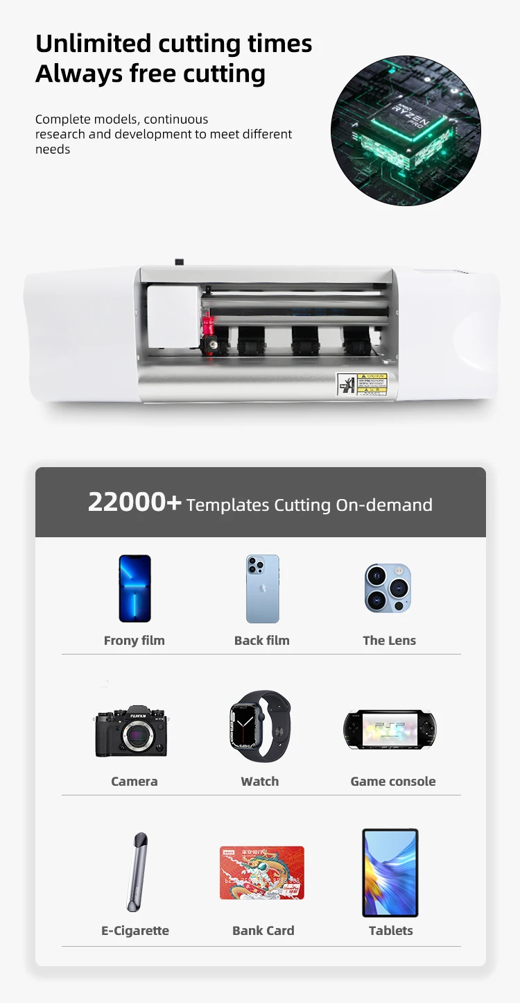 hydrogel mobile phone film\nhydrogel sheets screen protector\nscreen protection machine\nscreen protector cutter\nscreen protector cutting machines\nunlimited hydrogel machine\nunlimited hydrogel tpu film cutter plotter machine