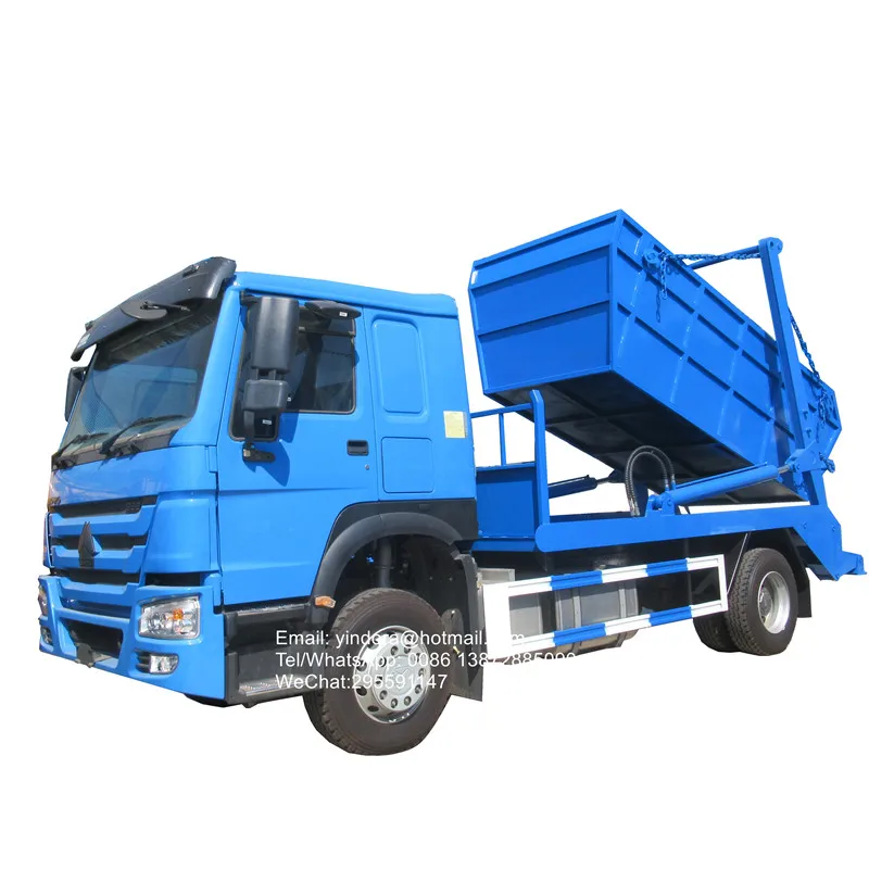 Новинка sinotruk howo 6 колесный 4x2 10 кубических метров перерабатываемые сборные поворотные контейнеры для хранения мусора подъемные