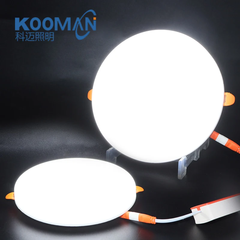 led panel lamp Wholesale Price Modern No Flickering Ultra Slim 9w 16w 22w 32w OEM Round Recessed Led farmeless panel light