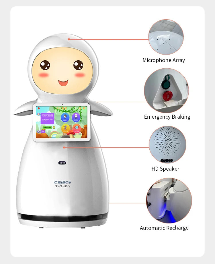 factory price school library dance singing walk speak  lead automatic charging slam navigation greeting welcome reception robots