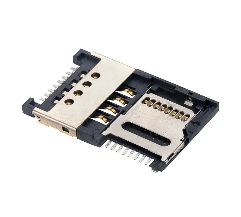 M6019 SIM 8P+Micro SD 8P 2 in 1 Card holder Conn TF Card Adapter socket for smart home EV in India Malaysia Israel UAE Vietnam