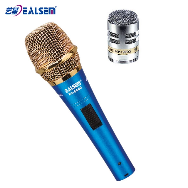 Factory Wholesale Custom Electret Condenser Mic Cardioid Studio Recording Karaoke Wired PC Handheld Microphone