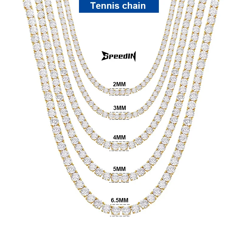 Luxury 18k gold plated austrian Zircon Crystals paved tennis necklace fancy iced out bling bling alloy tennis body chain